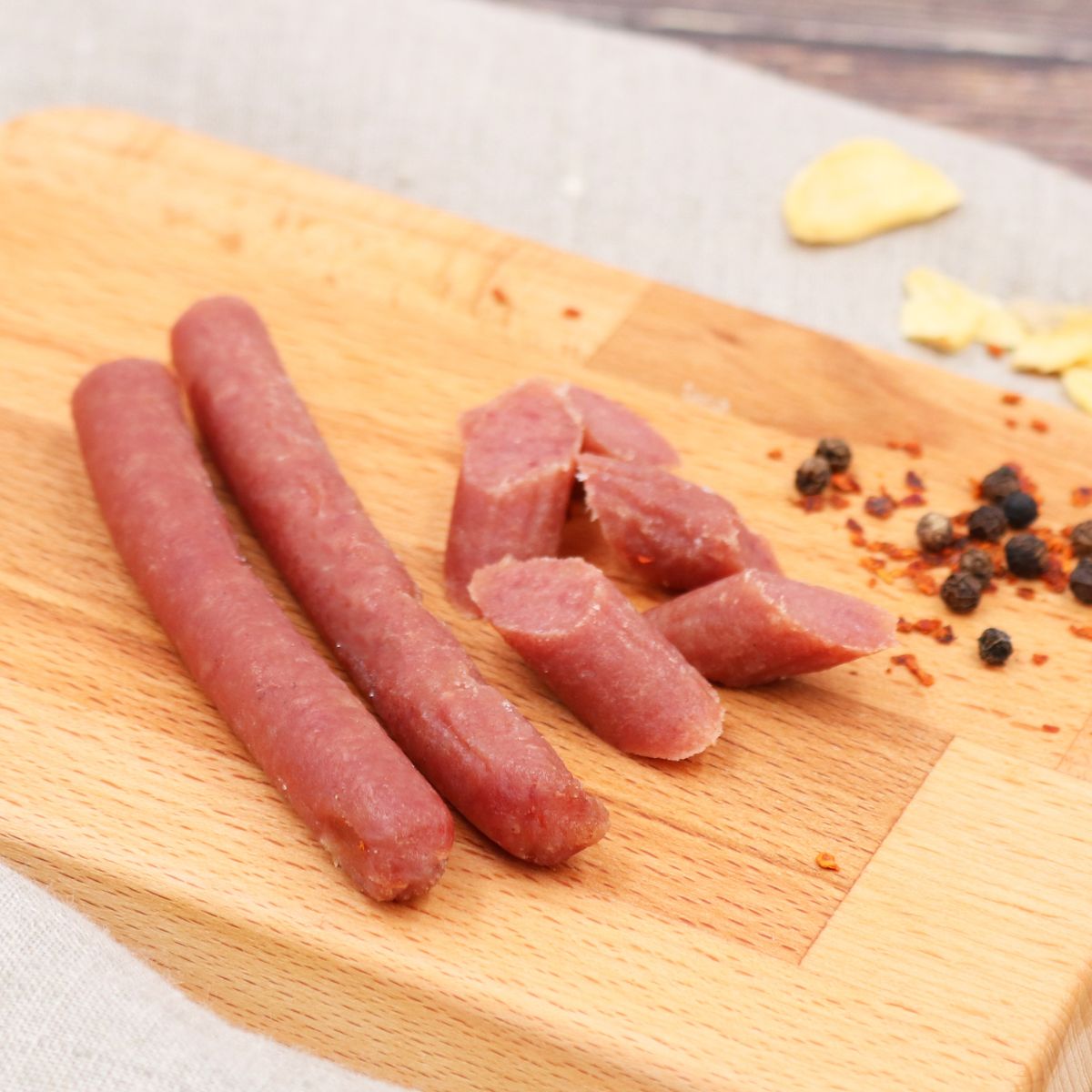 High protein sausage snack - JohanKwaaitaal.com